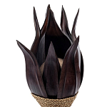 Настольная лампа черная INDONESIAN LAMPS 1 варинант исполнения - 2 | Loft Concept во Владивостоке