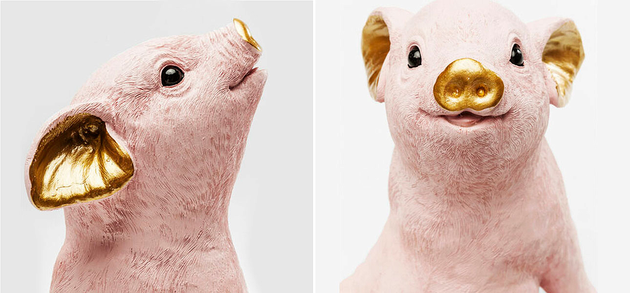 Статуэтка розовый поросенок Pink pig Статуэтка розовый поросенок Pink pig - Loft-Concept во Владивостоке