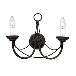 Бра черного цвета с лампой в форме свечи Elstead Lighting варинант исполнения - 4 | Loft Concept во Владивостоке