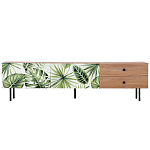 Длинная ТВ-тумба с принтом на ящиках Elise TV Stand варинант исполнения - 2 | Loft Concept во Владивостоке