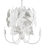 Люстра белая в виде цветков шиповника White Rosehip Flower варинант исполнения - 2 | Loft Concept во Владивостоке