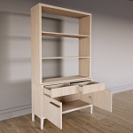 Стеллаж Primo с ящиками Светлый дуб  варинант исполнения - 7 | Loft Concept во Владивостоке