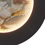 Бра в форме диска черного цвета Borders of Black варинант исполнения - 2 | Loft Concept во Владивостоке