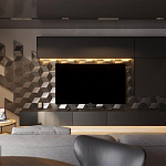 Гипсовая 3D панель с принтографией PM-107 варинант исполнения - 1 | Loft Concept во Владивостоке