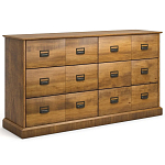 Деревянный комод с 6-ю ящиками Blanton Chest of Drawers варинант исполнения - 2 | Loft Concept во Владивостоке
