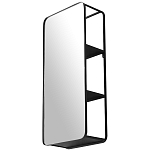 Прямоугольное настенное зеркало с полками Malcolm Industrial Mood Mirror варинант исполнения - 1 | Loft Concept во Владивостоке