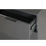 Комод цвета графит с 3-мя ящиками Strict Lines  варинант исполнения - 6 | Loft Concept во Владивостоке