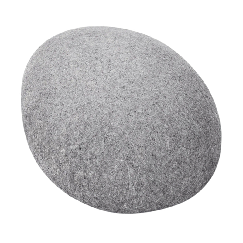 Пуф - Камень SOLID Серый Белый Светло-серый во Владивостоке | Loft Concept 