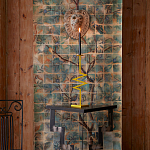 Обои ручная роспись Braganza Standard colourway on dyed paper варинант исполнения - 3 | Loft Concept во Владивостоке