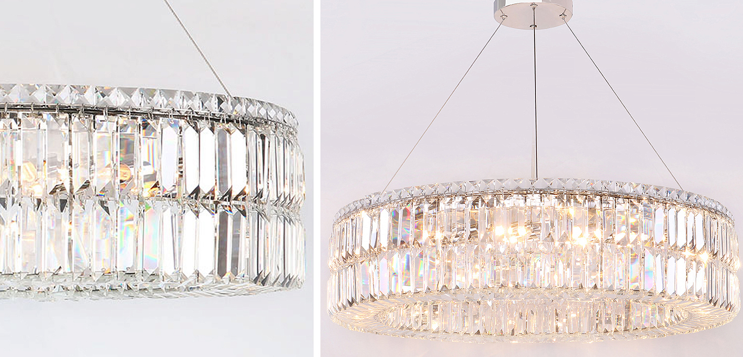 Люстра Darleen Crystal Nickel Chandelier 17 Люстра Darleen Crystal Nickel Chandelier 17 - Loft-Concept во Владивостоке