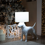Лампа COLLECTION OF DOGS с абажуром Бультерьер варинант исполнения - 10 | Loft Concept во Владивостоке