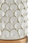 Настольная лампа покрытая лепестками белых цветов Fancy Calla Lily варинант исполнения - 1 | Loft Concept во Владивостоке