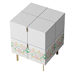 Тумба  Short Lemon Power White варинант исполнения - 2 | Loft Concept во Владивостоке