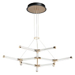 Люстра с геометрической конструкцией из вытянутых цилиндрических плафонов Hex Scaffold  варинант исполнения - 2 | Loft Concept во Владивостоке