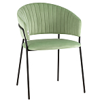 Стул в велюре фисташкового цвета Horizon варинант исполнения - 1 | Loft Concept во Владивостоке