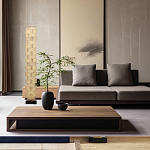 Торшер из натурального камня Stone Constructor варинант исполнения - 8 | Loft Concept во Владивостоке