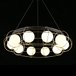 Люстра подвесная круглая с белыми плафонами Martin варинант исполнения - 1 | Loft Concept во Владивостоке