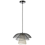 Подвесной светильник Black Grey Mesh Lampshade Hanging Lamp варинант исполнения - 2 | Loft Concept во Владивостоке