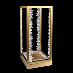 Настольная лампа прямоугольная с декоративными элементами в виде кристаллов Smooth Shine варинант исполнения - 2 | Loft Concept во Владивостоке