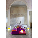 Дизайнерское кресло зеленое Poltronova Sofo Verosa Green Pink Armchair варинант исполнения - 8 | Loft Concept во Владивостоке