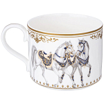Чайный сервиз из фарфора с изображением лошадей на 6 персон 14 предметов Porcelain Horse Set варинант исполнения - 4 | Loft Concept во Владивостоке