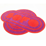 Дизайнерский ковер розовый Poltronova Sofo Rosancio Rug варинант исполнения - 2 | Loft Concept во Владивостоке