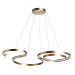 Люстра подвесная светодиодная в виде волнообразной ленты Ribbon Vortex варинант исполнения - 15 | Loft Concept во Владивостоке