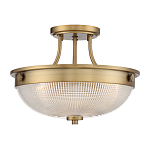 Потолочный светильник со стеклянным плафоном в виде купола Quoizel варинант исполнения - 11 | Loft Concept во Владивостоке