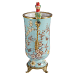 Ваза с двумя птичками из фарфора с бронзовыми элементами Garden of Eden варинант исполнения - 3 | Loft Concept во Владивостоке