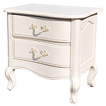 Прикроватная тумба в стиле прованс  с 2-мя ящиками Favre Montmartre Provence Bedside Table варинант исполнения - 1 | Loft Concept во Владивостоке