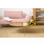 Кофейный столик овальный золотой Modern Mirror Gold Table варинант исполнения - 1 | Loft Concept во Владивостоке