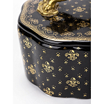 Шкатулка черного цвета с крышкой с фигуркой льва Eden Garden варинант исполнения - 3 | Loft Concept во Владивостоке