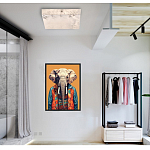 Люстра потолочная квадратная минималистичная Perfection of Geometry варинант исполнения - 5 | Loft Concept во Владивостоке