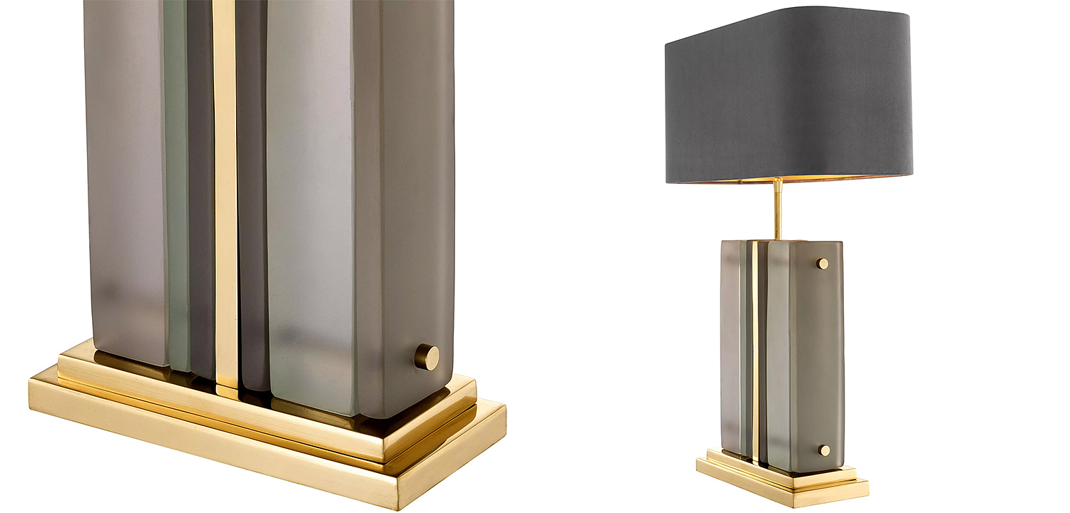 Настольная лампа Eichholtz Table Lamp Solana Brass Настольная лампа Eichholtz Table Lamp Solana Brass - Loft-Concept во Владивостоке