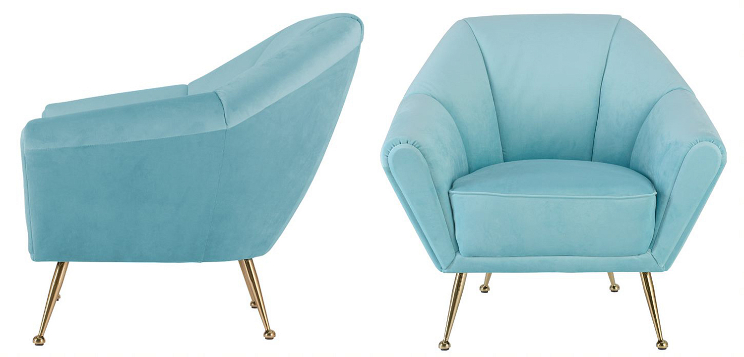 Кресло Brunner Chair light blue Кресло Brunner Chair light blue - Loft-Concept во Владивостоке