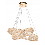 Люстра на 2 кольца с текстурной огранкой Reflection of Reality варинант исполнения - 3 | Loft Concept во Владивостоке