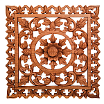 Панно из дерева квадратное Panel With Trees варинант исполнения - 1 | Loft Concept во Владивостоке