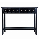 Черная консоль с выдвижными ящиками Monica варинант исполнения - 1 | Loft Concept во Владивостоке