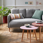 Кашпо из металла Elevated Planters красное варинант исполнения - 3 | Loft Concept во Владивостоке