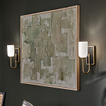  Бра с прямоугольным черным основанием и белым матовым цилиндрическим плафоном Kichler варинант исполнения - 15 | Loft Concept во Владивостоке