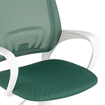 Офисное кресло с основанием из белого пластика Desk chairs Green варинант исполнения - 6 | Loft Concept во Владивостоке