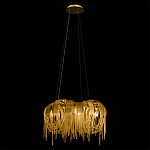 Люстра подвесная круглая с изогнутыми металлическими дугами и ниспадающими цепочками 65 см Atlantis Chain варинант исполнения - 3 | Loft Concept во Владивостоке