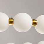 Люстра круглая с матовыми белыми шарами PEARLS Suspension варинант исполнения - 8 | Loft Concept во Владивостоке