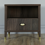 Прикроватная тумбочка с полкой Elsa Dreams Walnut  варинант исполнения - 5 | Loft Concept во Владивостоке