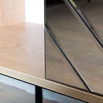 Шкаф-буфет с зеркальным декором Serena Cupboard варинант исполнения - 3 | Loft Concept во Владивостоке