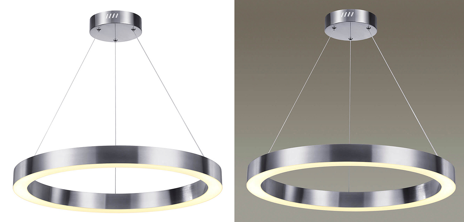 Подвесной светильник Nickel Ribbon Ring 60 Подвесной светильник Nickel Ribbon Ring 60 - Loft-Concept во Владивостоке