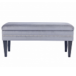 Мягкая банкетка с зоной для хранения Casket Grey варинант исполнения - 1 | Loft Concept во Владивостоке