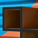 Дизайнерская скамейка  Canton  Beech and Black Bench варинант исполнения - 8 | Loft Concept во Владивостоке