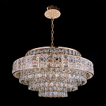 Люстра хрустальная в неоклассическом стиле на золотистом каркасе Majesty варинант исполнения - 8 | Loft Concept во Владивостоке