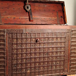 Большой Этнический сундук с металлическим декором  варинант исполнения - 1 | Loft Concept во Владивостоке